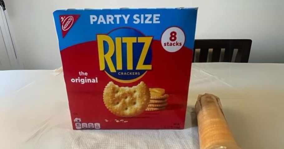 RITZ Crackers Party Size Box w/ 8 Sleeves Just $3 Shipped on Amazon