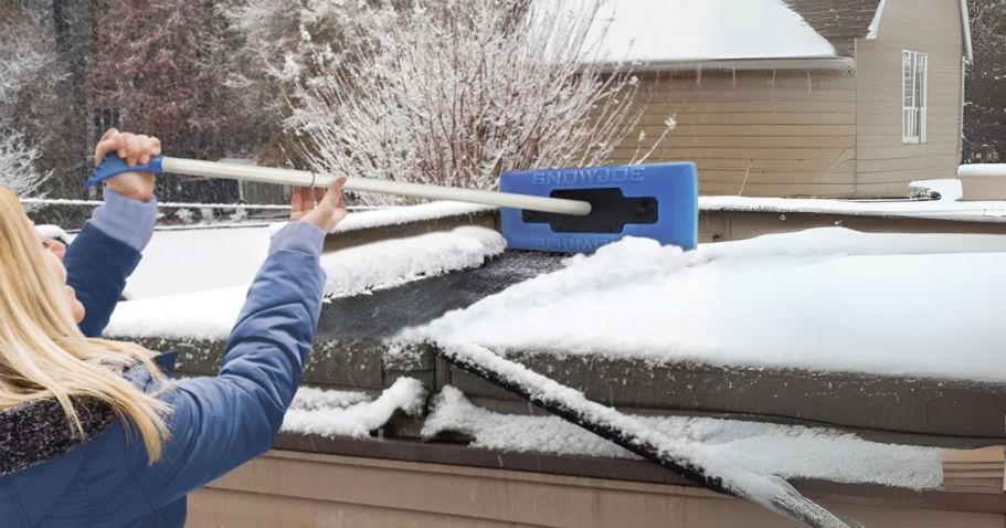 Snow Joe 2-in-1 Snow Broom & Ice Scraper Just $19.99 on Amazon