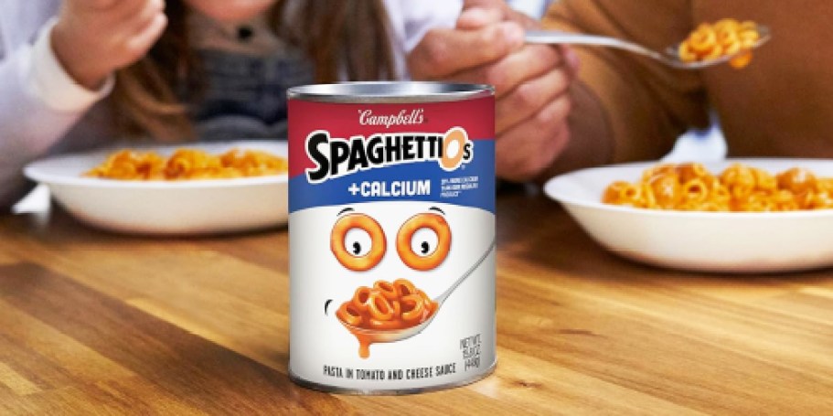 Campbell’s SpaghettiOs 12-Pack Just $9 Shipped on Amazon (Only 75¢ Per Can!)