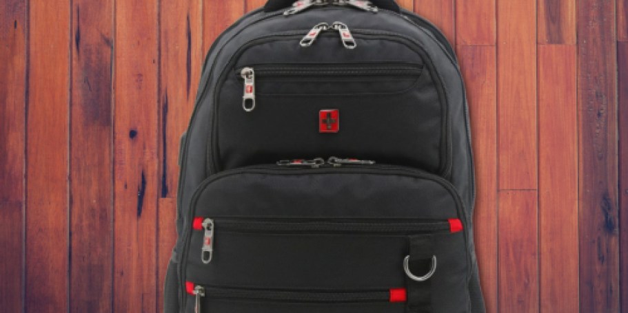 Swiss Tech Backpack w/ Laptop Sleeve & USB Port JUST $14.97 on Walmart.online (Reg. $42)