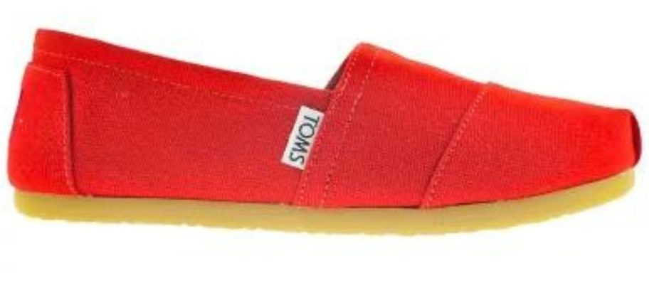 TOMS Ladies Classic Canvas Shoes stock image