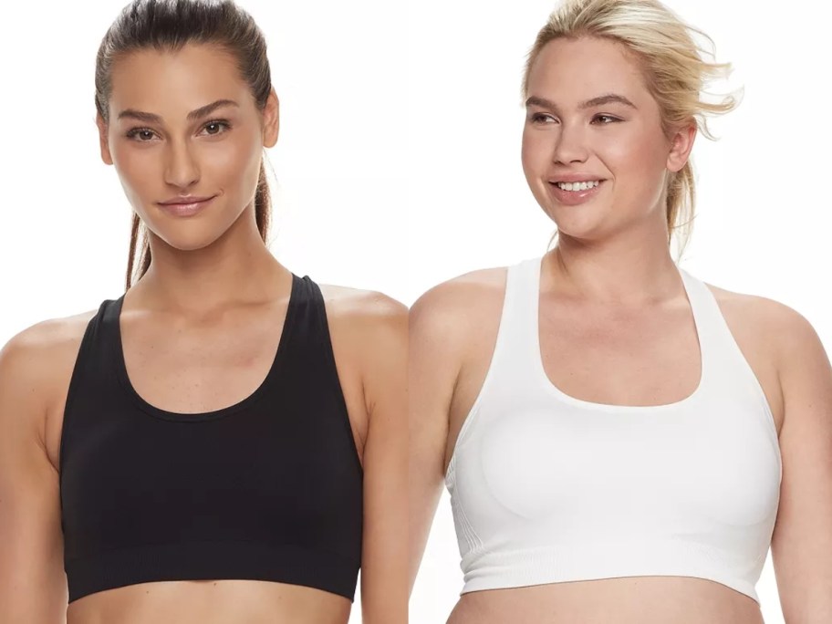 Tek Gear Seamless Low-Impact Sports Bra in Regular or Plus Sizes