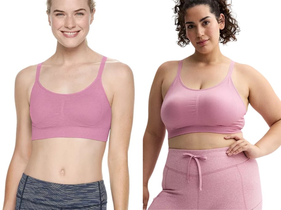 Tek Gear Seamless Low-Impact Adjustable Sports Bra in Regular or Plus Sizes