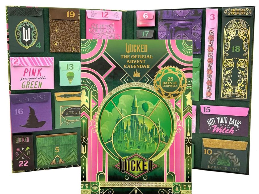 Wicked: The Official Advent Calendar: 25 Days of Surprises stock image