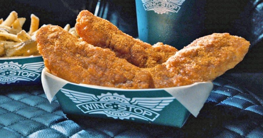 basket of Wingstop Tenders