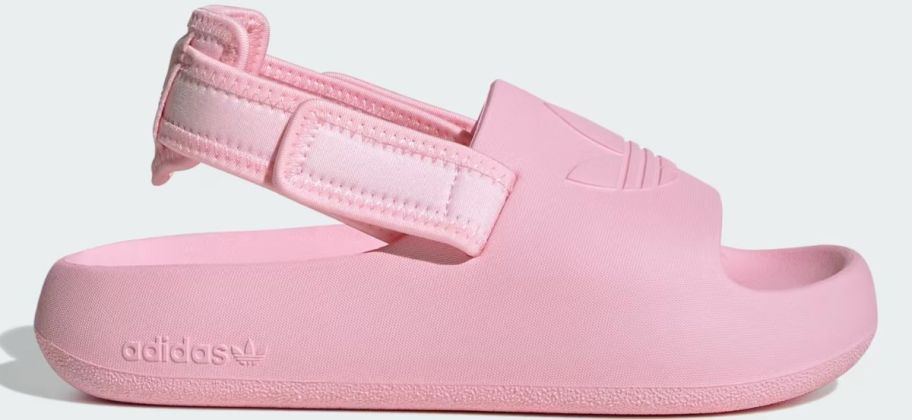 pink adidas kids slide