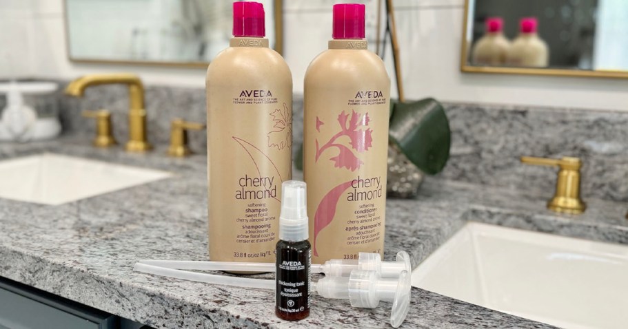 Aveda Jumbo Shampoo & Conditioner Set w/ Thickening Tonic from $61.48 Shipped ($140 Value)