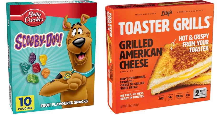 betty crocker fruit snacks and toaster grills 
