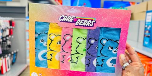 Kids Character Socks 6-Packs Only $5 on Walmart.online | Care Bears, Disney, Marvel & More