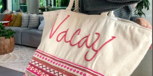 No Boundaries Beach Totes UNDER $14 on Walmart.online | Lots of Cute Designs!