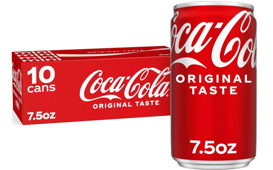 mini 10 pack of coke cans 