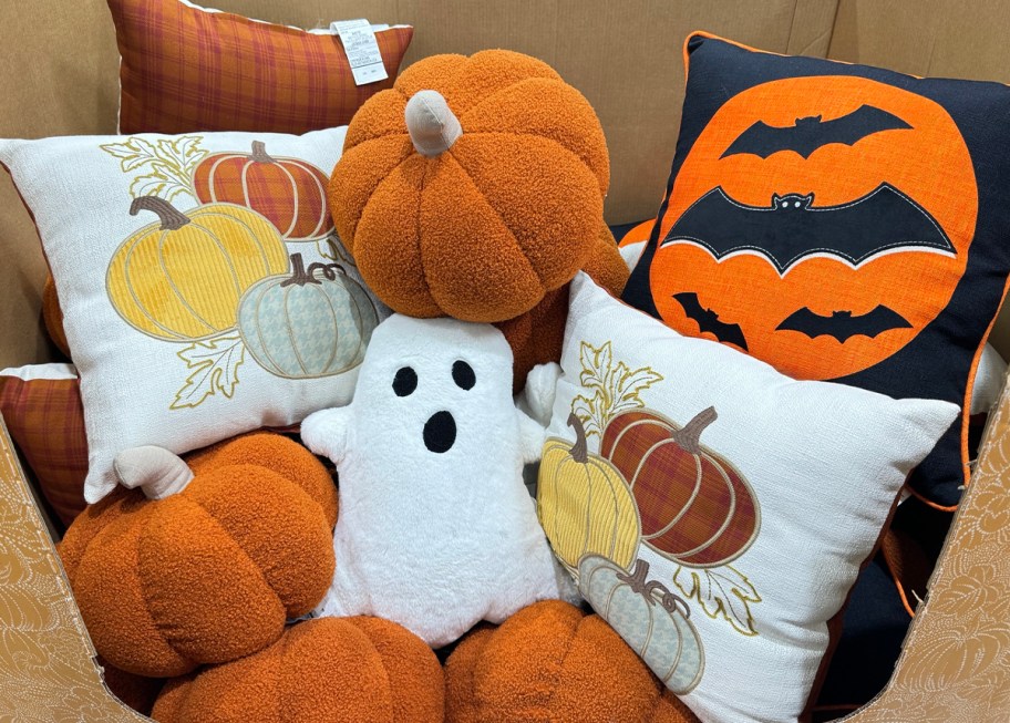 halloween pillows in box