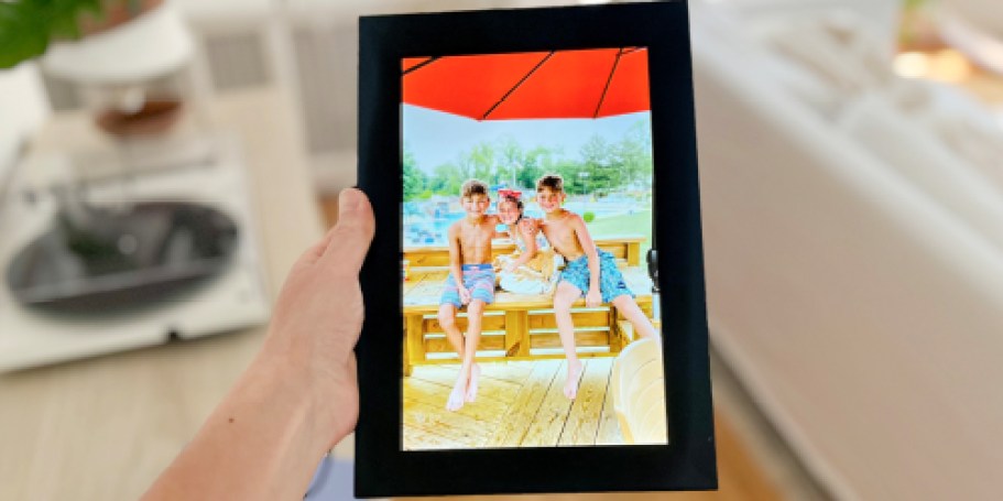 Touch Screen Digital Picture Frame Only $37.99 Shipped w/ Amazon Prime (Unlimited Storage!)