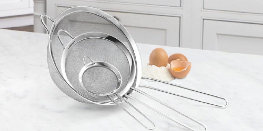 Cuisinart Mesh Strainers 3-Pack Just $5.99 on Amazon (Reg. $13)