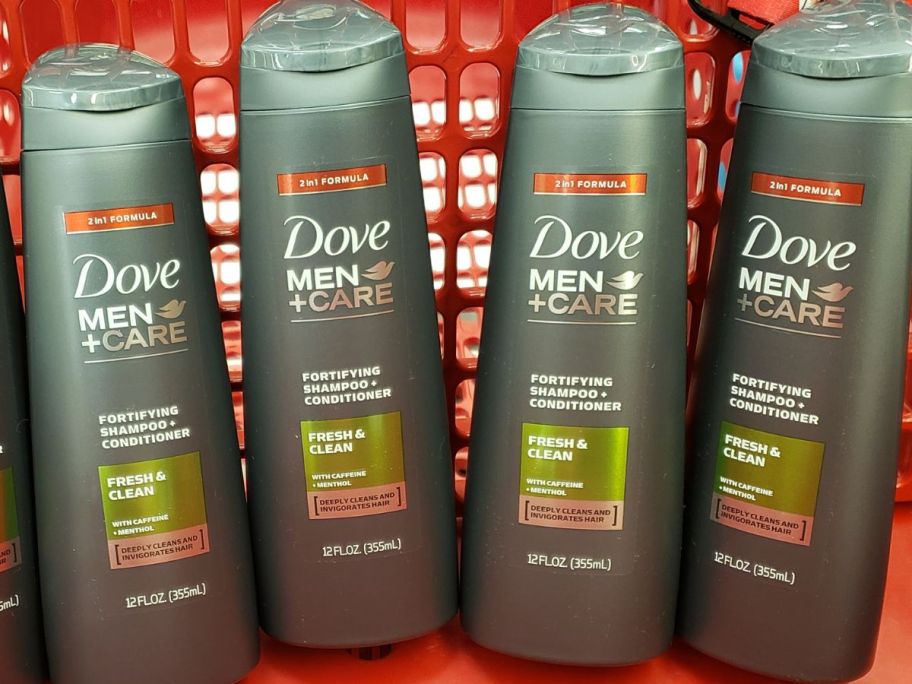 dove mens shampoo in cart