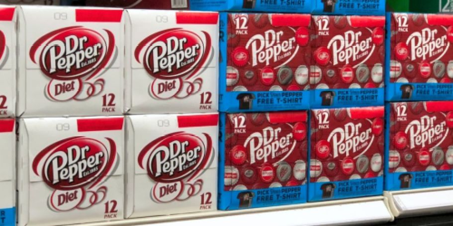 Soda 12-Packs from $4.80 Shipped on Amazon | Dr. Pepper, Sprite, Coke Zero & More