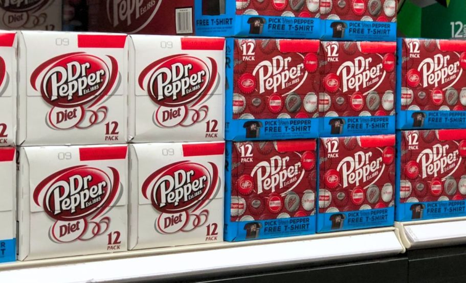 Soda 12-Packs from $4.80 Shipped on Amazon | Dr. Pepper, Sprite, Coke Zero & More