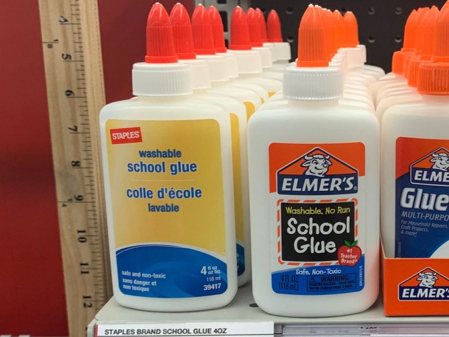 glue in store on shelf