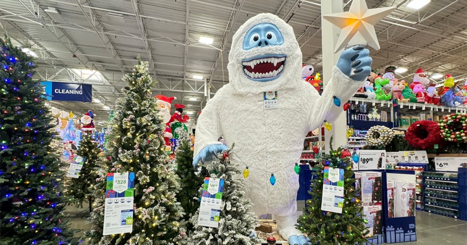 Lowe’s Christmas Decor Available Now – Including This HUGE Abominable Snowman