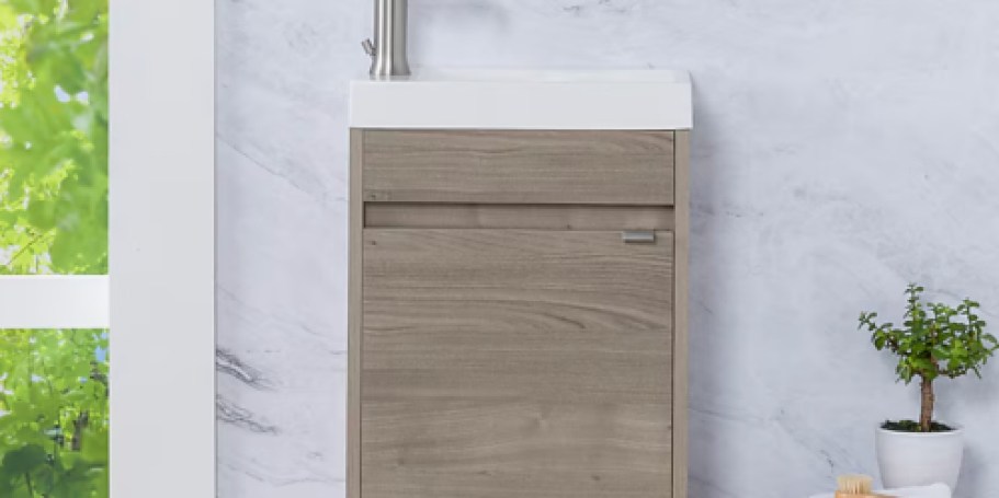 Up to 65% Off Lowe’s Bathroom Vanities | Styles from $119 Shipped (Reg. $240)