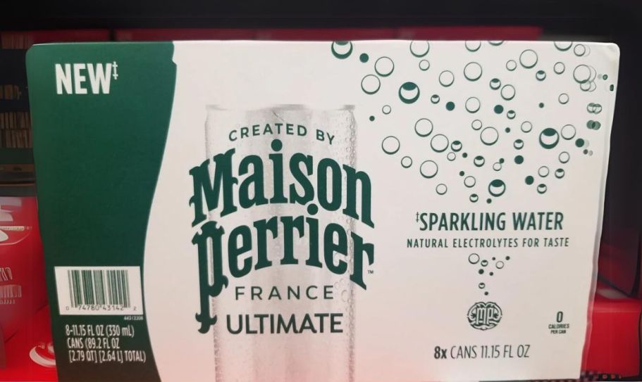 Perrier Sparkling Water 24-Pack Just $11.37 Shipped on Amazon (Only 42¢ Per Can)