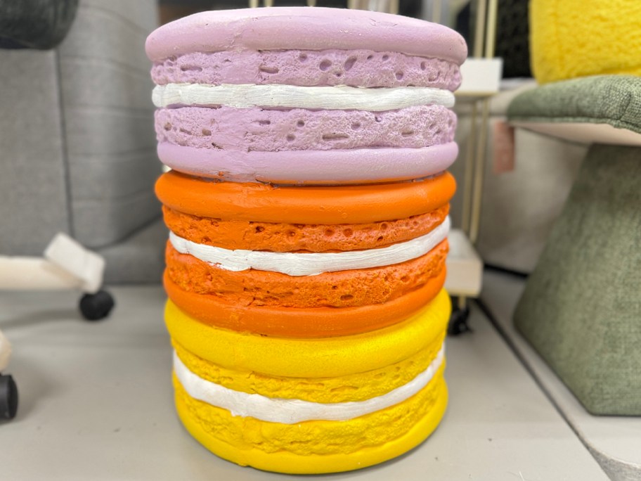 macaron food stool in store