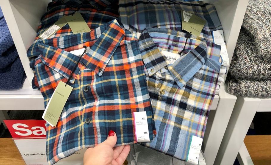 Up to 50% Off Target Men’s Clothes | $10 Flannel Shirts & More