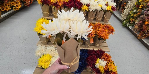 Faux Potted Mums Only $5.99 at Michaels (Use Your $5 Rewards to Get One for 99¢!)