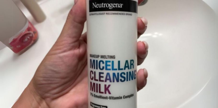 Neutrogena Micellar Cleansing Milk 6.7oz Only $3.60 Shipped on Amazon (Reg. $17)