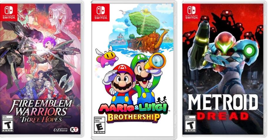 nintendo switch game stock images