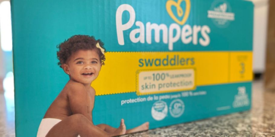 TWO Boxes of Pampers Diapers ONLY $17.84 Each w/ Stackable Savings on Walgreens.online