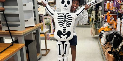 Halloween Decor Has Arrived at TJMaxx, Including a Huge Skeleton Pillow (Sold Out Fast Last Year!)