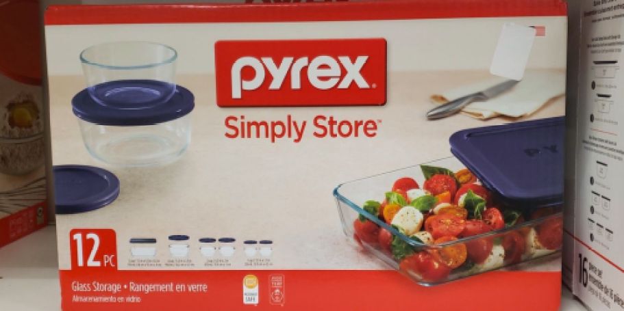 Pyrex 12-Piece Glass Storage Sets Just $16.77 on Kohls.online (Reg. $40)