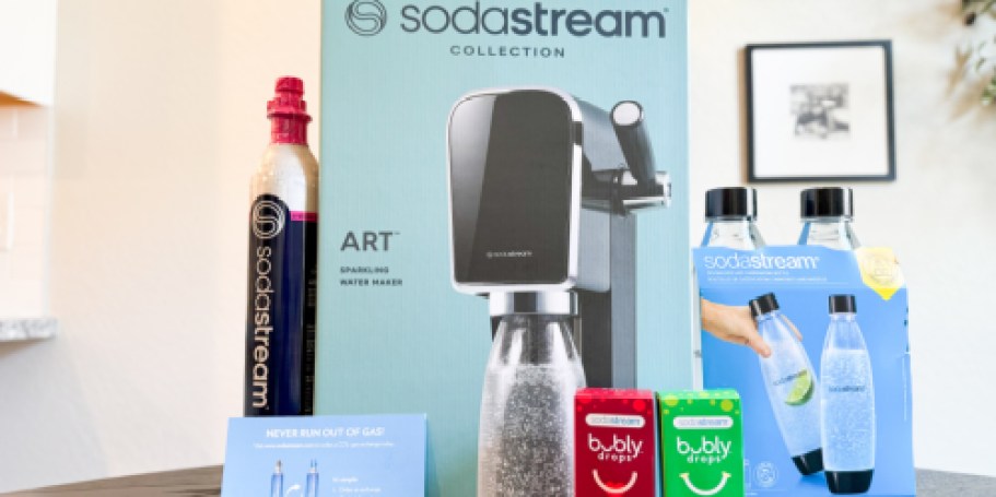 GO! SodaStream Art Sparkling Water Maker Bundle Only $89.99 Shipped on Amazon – Lowest Price Ever