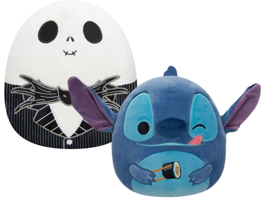 Jack Skellington and Stitch Squishmallows