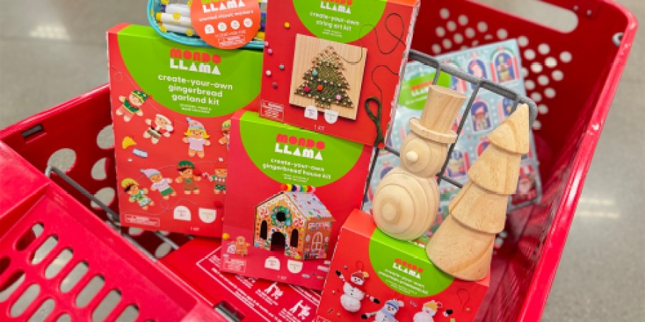 Mondo Llama Christmas Craft Kits from $5 on Target.online