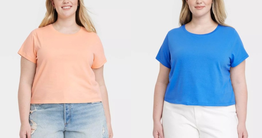 women wearing different color tshirts and pants