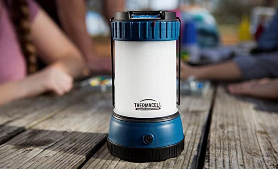 blue and white thermacell mosquito repellent