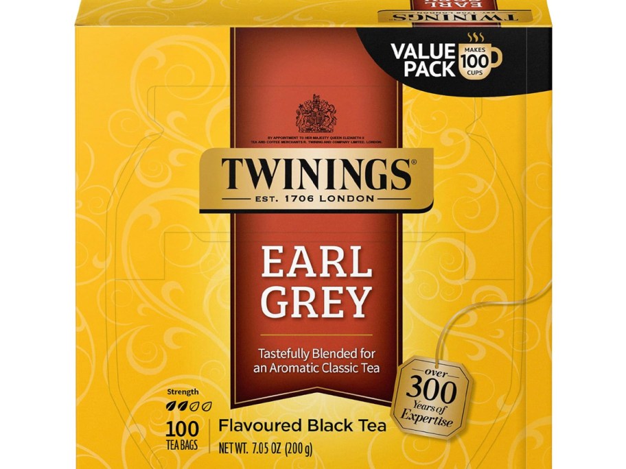 earl grey twinings 100 count box