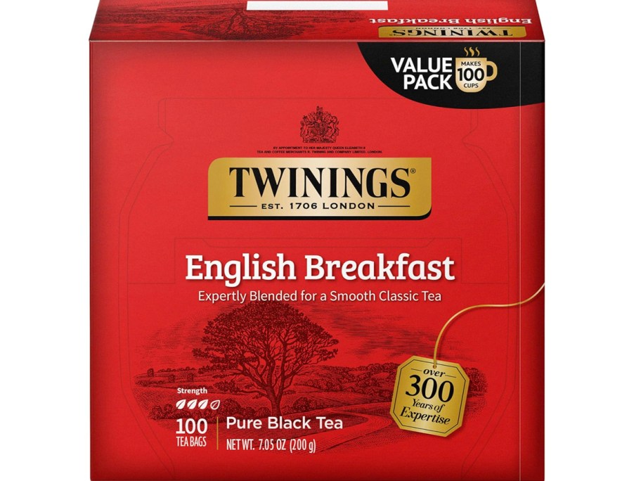 twinings english breakfast tea 100 count box