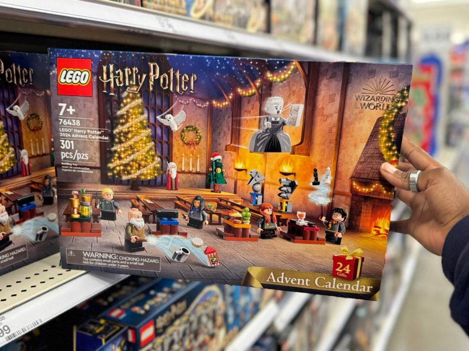 2024 LEGO Harry Potter Advent Calendar in hand in store