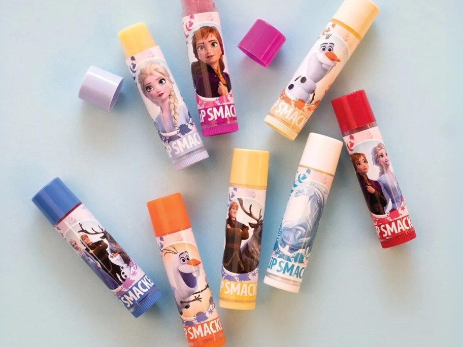 8 Disney Frozen Lip Smacker Lip Balms 