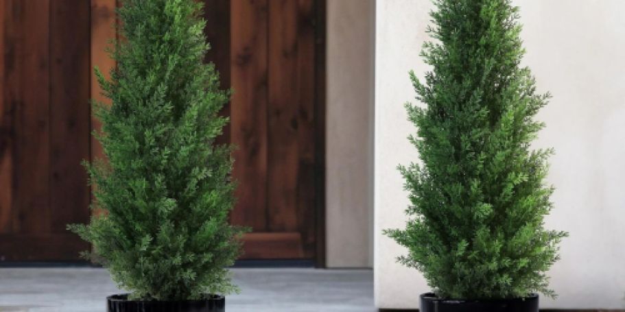 TWO Artificial Cedar Trees Only $44.49 Shipped on Walmart.online (Reg. $90)