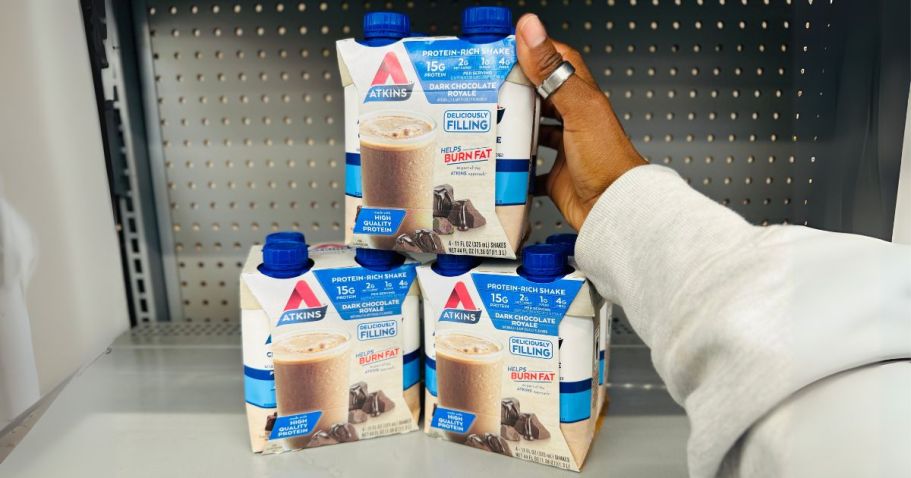 WOW! Atkins Protein Shakes 12-Count Only $7.89 on Walmart.online (Reg. $20)