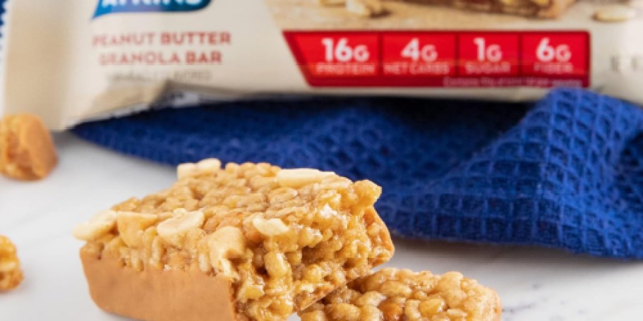 Atkins Peanut Butter Granola Protein Meal Bars 12-Count Just $14.56 Shipped on Amazon