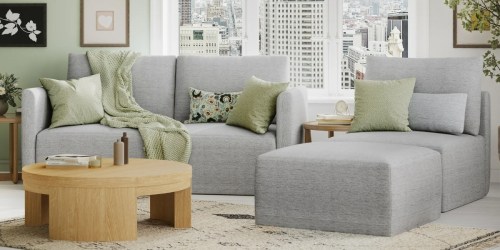 Beautiful by Drew Barrymore Modular Sofa ONLY $598 Shipped on Walmart.online (Reg. $800)