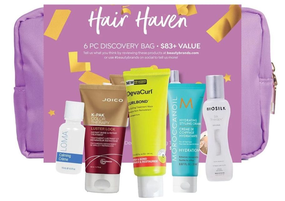 Beauty Brands Hair Haven Discovery Bag stock image