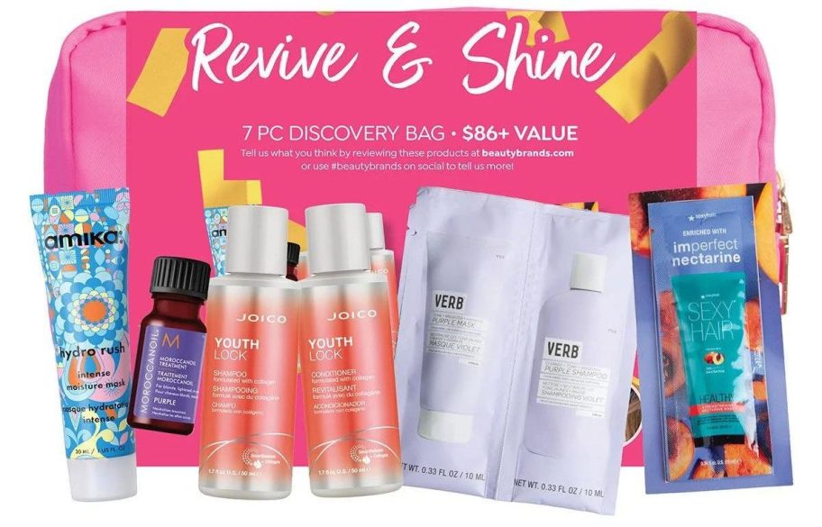 Beauty Brands Revive & Shine Discovery Bag stock image