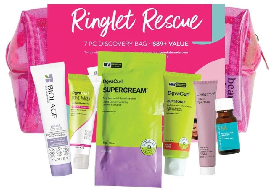 Beauty Brands Ringlet Rescue Discovery Bag stock image