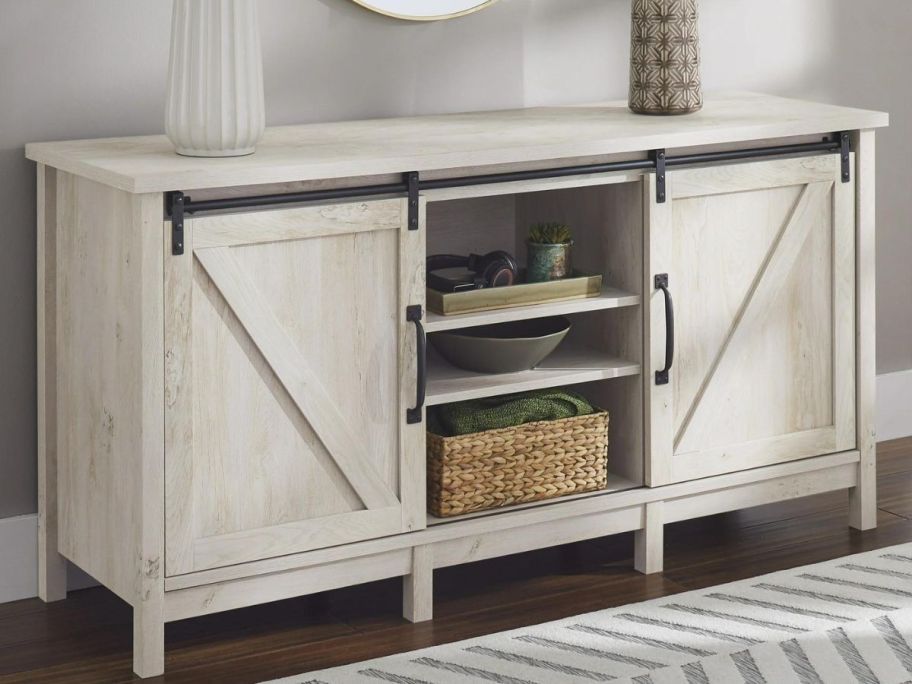 Better Homes & Gardens Modern Farmhouse TV Stand 